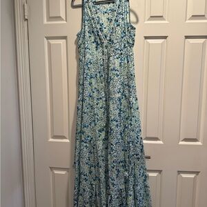 Poupette St Barth Blue Maxi Dress